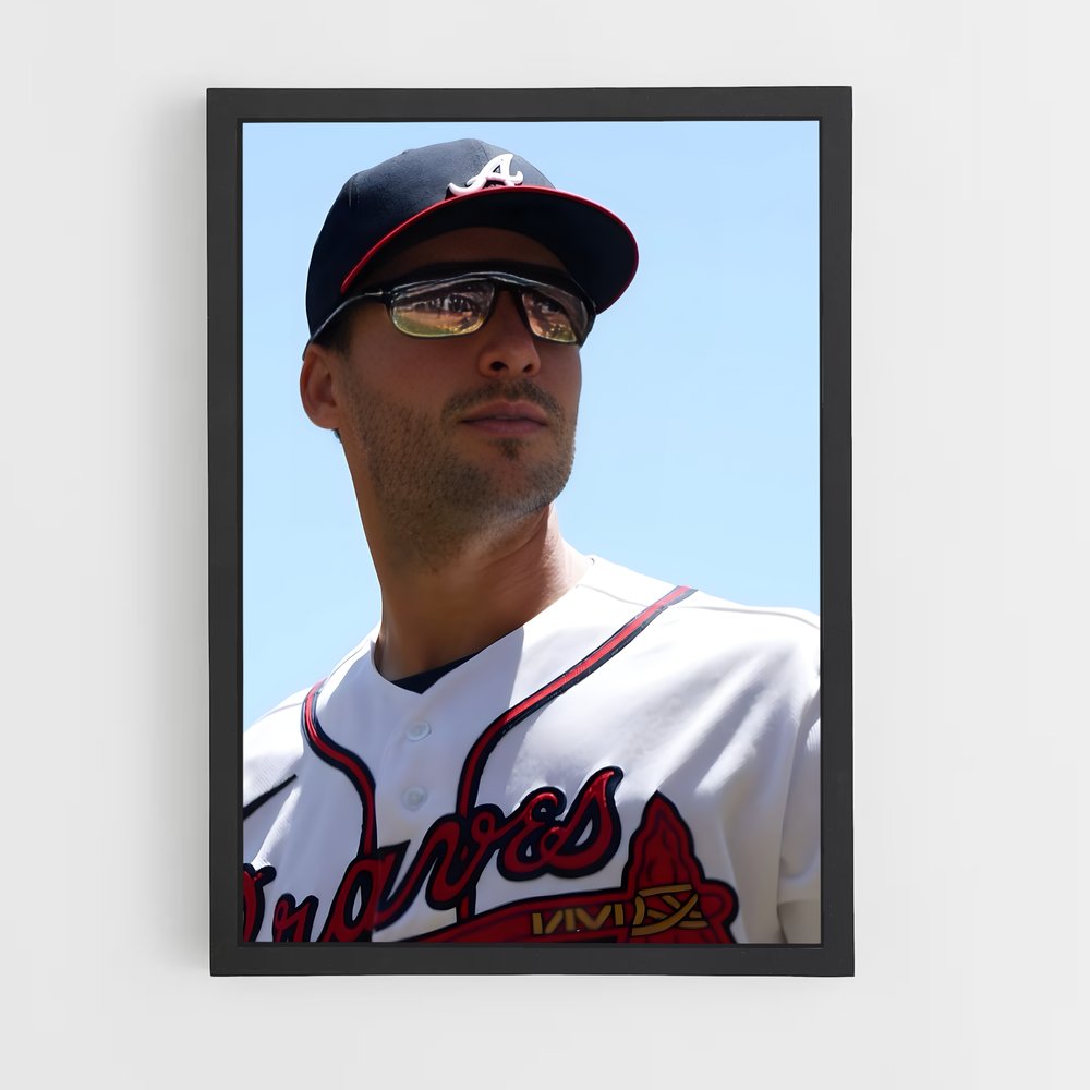 Poster Matt olson gradins – affiche Baseball (vue 2)